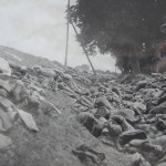 Soldati russi periti a Usdau per il bombardamento dell'artiglieria tedesca