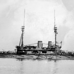 La corazzata pre-dreadnough HMS Agamennon