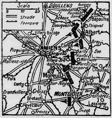 scontri ad Amiens aprile 1918